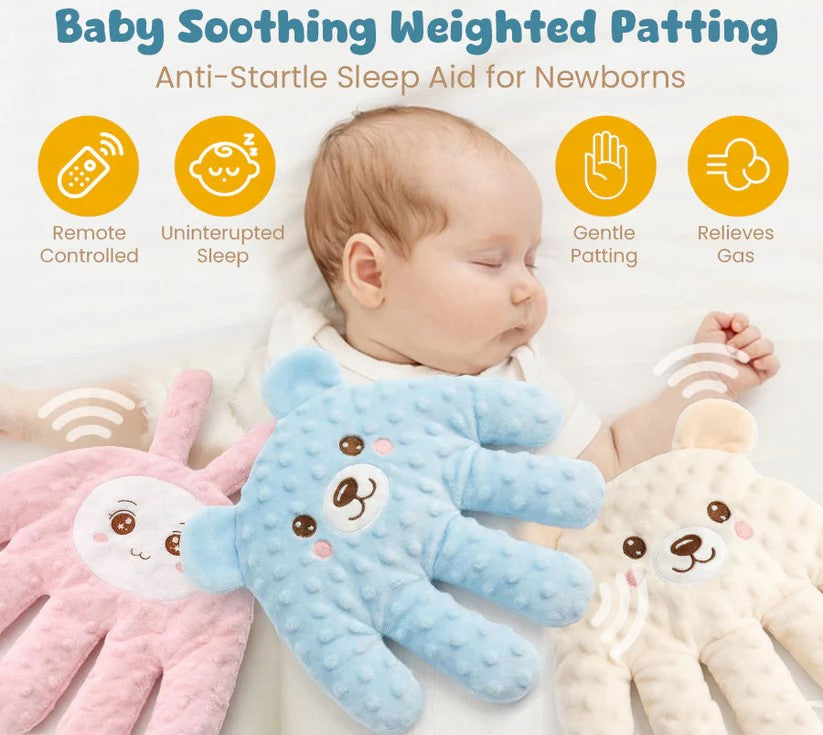 Baby Soothing Weighted Patting | Anti-Startle Sleep Aid for Newborns