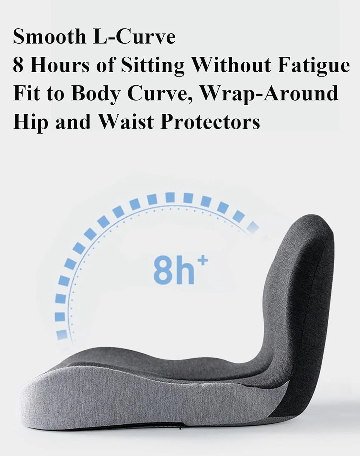 Ergonomic Orthopedic Memory Foam Lumbar Support Seat Cushion