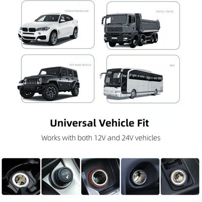 🚗 7-in-1 Retractable Fast Car Charger with Voltage Display – USB-C, Fast Charging & Essential for Daily Use 📱