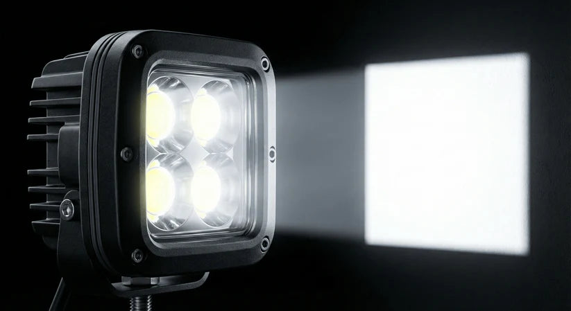 Laser LED Searchlight: Command the Night! 💡🔥✨