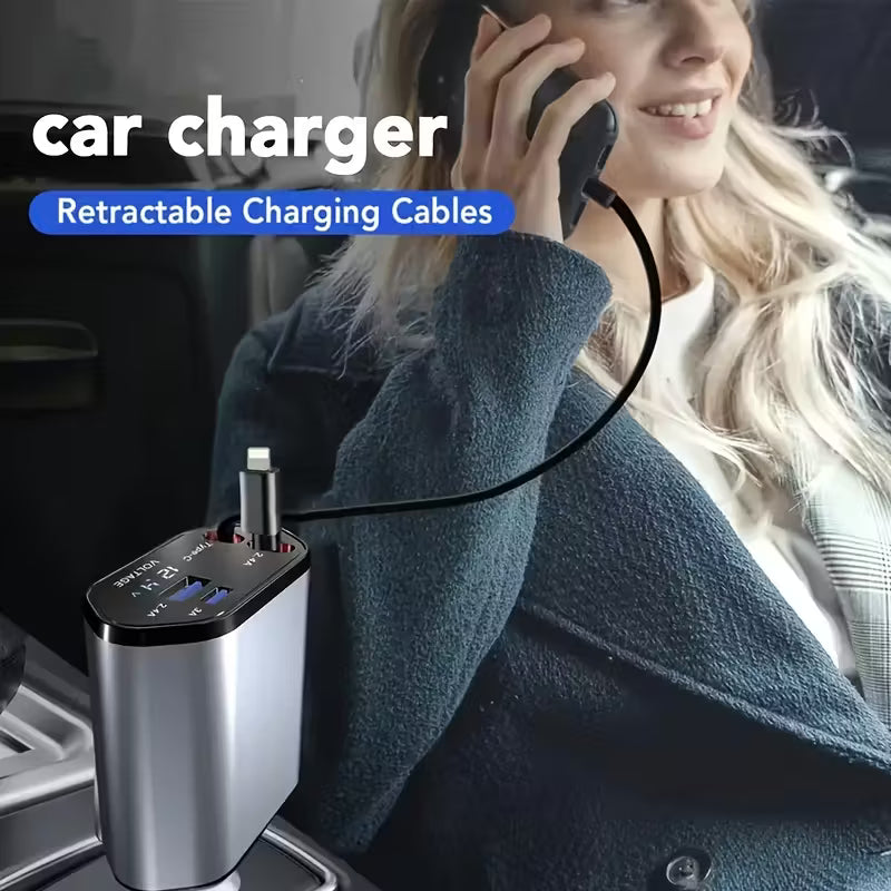 4-in-1 Fast Car Charger Adapter - C1