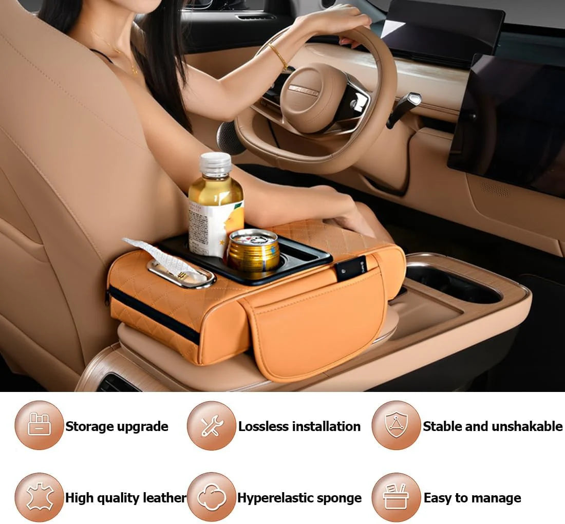 Car Interior Armrest Storage Bag – Organizer Accessories for Vehicles