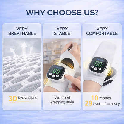 Smart Wrist Massager – Pain Relief in Minutes