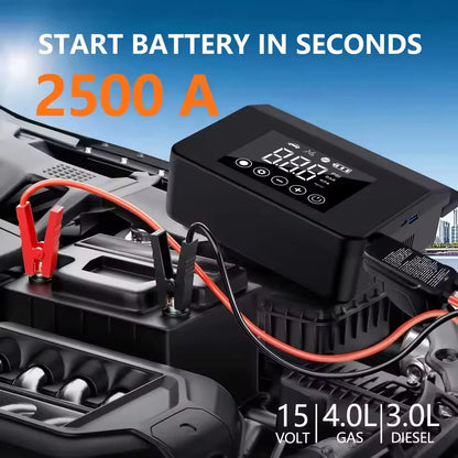 Portable Jump Starter with Air Compressor