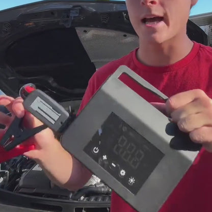 Portable Jump Starter with Air Compressor