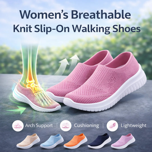 🔥Last Day SALE 50% OFF🔥Women’s Breathable Knit Slip-On Walking Shoes